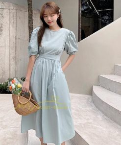 マキシ | ワンピース プリーツワンピース レディース マキシワンピース 無地 森ガール ナチュラル服 エレガント 30代 40代 韓国ファッション 50代 上品 カジュアル 着痩せ