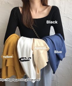 ニット・セーター | カットソー ニット レディース リブニット 長袖 秋冬 春 トップス スリム ストレッチ インナー 無地 長袖ニット 着痩せ 長袖カットソー 通学通勤 プルオーバー