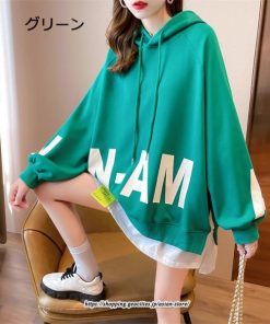 パーカー | プルオーバーレディース トップス 長袖トレーナー シンプル フード付 秋 冬 フード付き 切り替え 体型カバー 50代 40代 30代 フード おしゃれ 20代 春