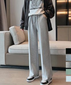 ワイドパンツ | スウエットパンツ 脚長 ストレートパンツ