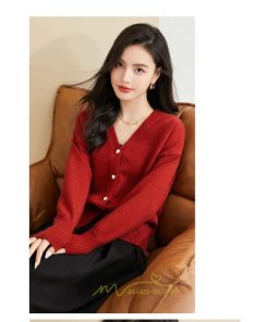 ニット・セーター | カーディガン レディース 春夏 パーカー 秋 長袖 トップス 赤 無地 50代 40代 30代 20代 おしゃれ キレイめ オシャレ 部屋着 あったか お出かけ ニット 着痩せ