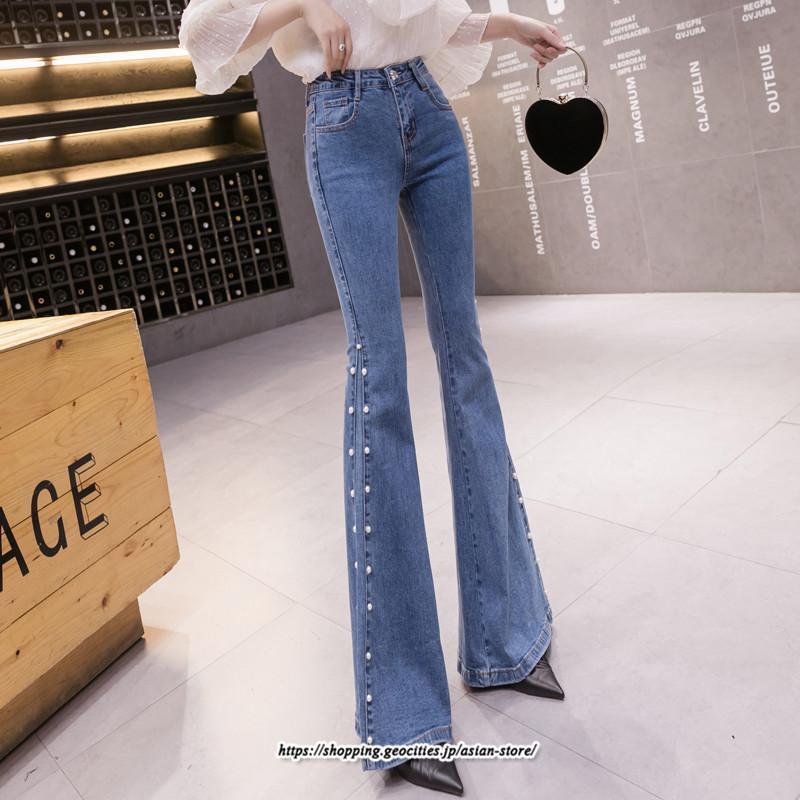 チノ・テーパード・ジョガー・スキニーパン | デニムパンツ レディース スキニーデニム フレアパンツ ロングパンツ ボトムス ロング ジーンズ ジーパン ストレッチ 着痩せ ハイウエスト 送料無料 長ズボン