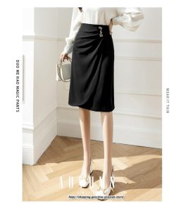 スカート | レディース ミモレ丈 ひざ丈 膝丈 上品 落ち感 ハイウエスト オシャレ Aライン キレイめ 着痩せ フェミニン 通勤 可愛い 50代 通学 40代 20代 30代