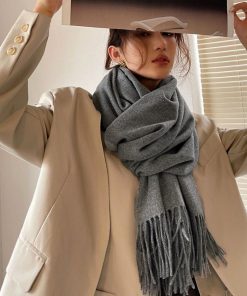 マフラー | ストール 大判 カシミヤタッチ