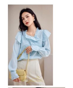 シャツ・ブラウス | ブラウス シャツ レディース 上品 ブラウス きれいめ 通勤 OL ビジネス ゆったり 可愛い フリル 秋服 2022新作 20代30代40代50代 オフィス キレイめ