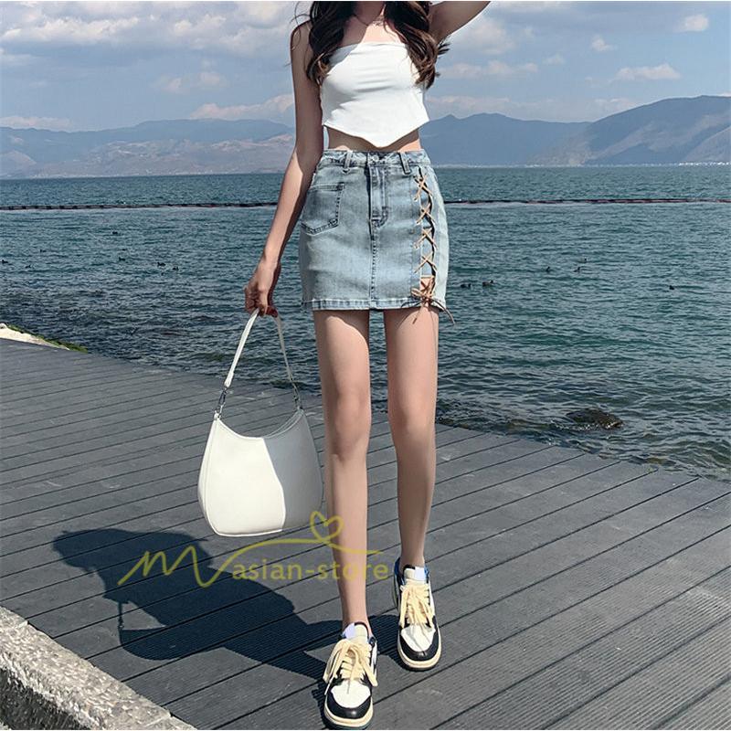 ショートパンツ | スカート風レディースデニムショーパン ハイウエスト 短パン 20代30代40代 カジュアル 通勤通学