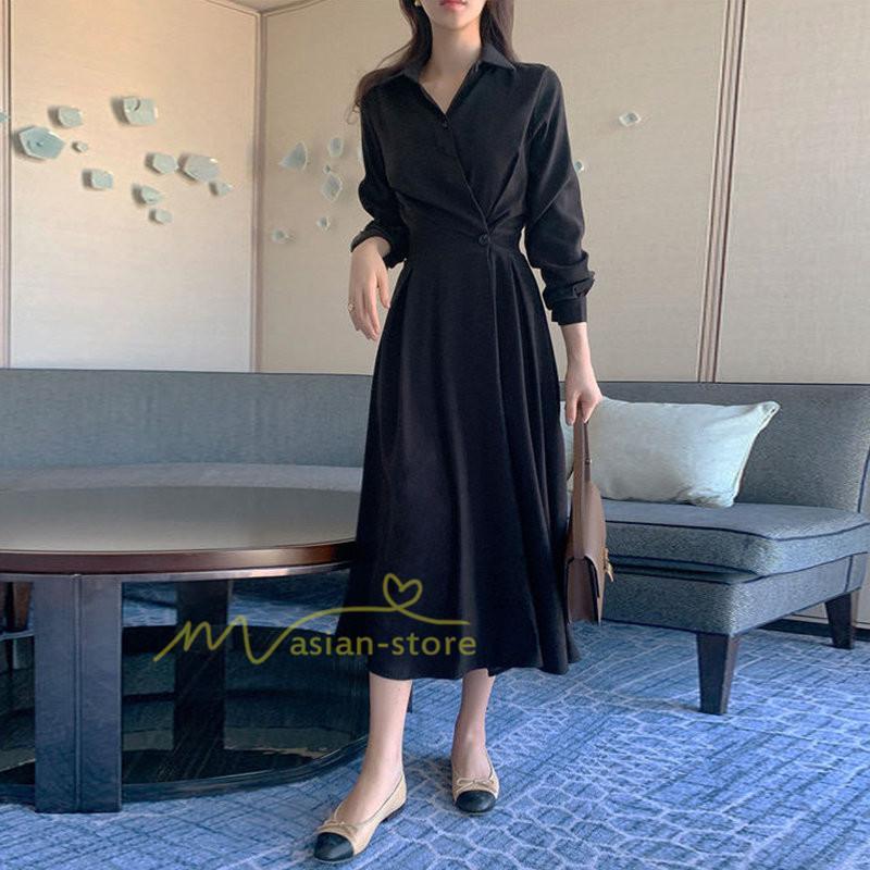 マキシ | 【大人風ロングワンピ】ワンピース レディース 夏 シンプル 無地 大人 マキシ丈 通勤着 20代30代40代50代 韓国ファッション エレガント 上品 ロングワンピース