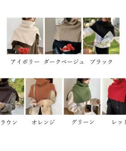 マフラー | タートルネック ニットウォーマー 韓国風