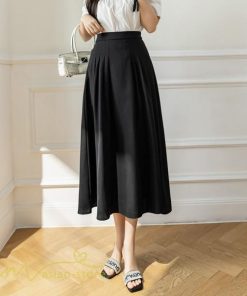 スカート | Aラインレディース 着痩せ 秋 冬 新作 ハイウエスト ロング丈 ウエストゴム 20代 30代 カジュアル OL ビジネス 秋冬 40代 コーデ 50代