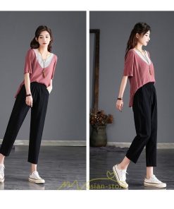 チノ・テーパード・ジョガー・スキニーパン | テーパードパンツ ウエストゴム レディース 大きいサイズ 春夏秋 30代 40代 楽ちん ボトムス 20代 50代 リネン風 パンツ 麻綿風 九分丈 チノパンツ ズボン