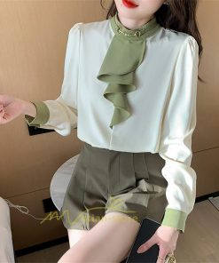 シャツ・ブラウス | ブラウス レディース 長袖 ブラウスシャツ ボウタイ フォーマル チュニック 大人 春 夏 春夏 フォーマル スーツ トップス 20代 30代 2022作 OL 高級感 母 ママ