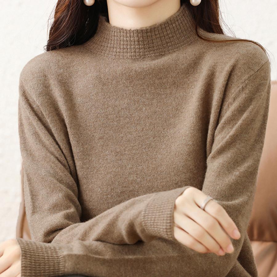 ニット・セーター | プチハイネックニットトップス レディース