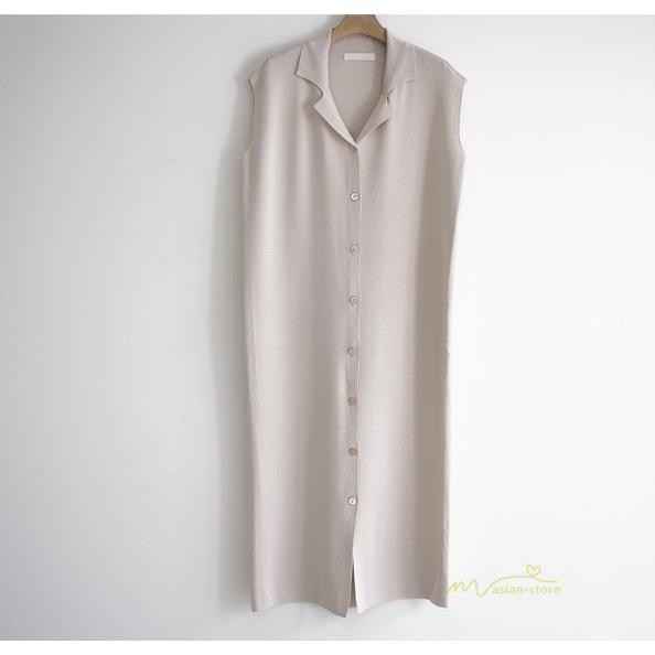 ノースリーブ | ワンピース 夏 春 レディース カジュアル 30代 20代 ロング かわいい マキシ 無地 マキシワンピース ワンピ マキシワンピ 春夏 シンプル ボタン