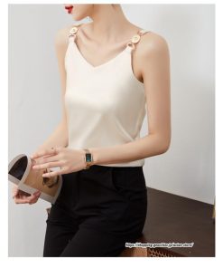 キャミソール タンクトップ | キャミソール サテン インナー レディース 重ね着 キャミ サテン生地 下着 肌着 ノースリーブ 光沢感のあるキャミソール 春 滑らかな手触り トップス 夏 秋