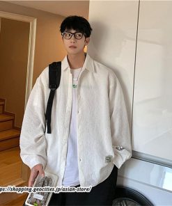 シャツ | ライトアウター メンズ 前開き 長袖 英字 シンプル ゆったり 大きいサイズ 秋 コーデ メンズスタイル 長袖5XL 新作 カジュアル カッコウイイ