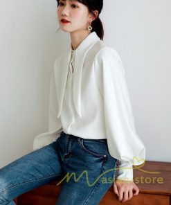 在庫ある | 短納期シフォンブラウスレディース パフスリーブシャツ ビジネスブラウストップス オフィスフォーマルシャツブラウス 薄手 春夏衣装 通学通勤 着痩せ OL 無地