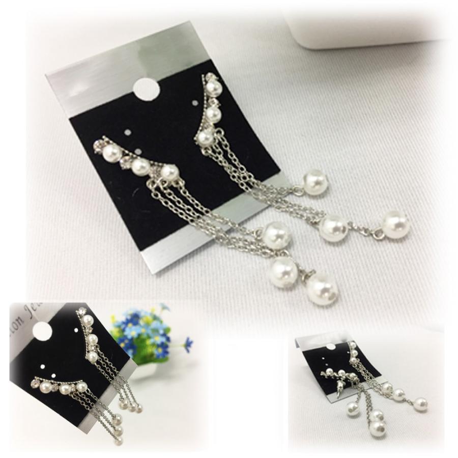 その他アクセサリー | 大ぶり 人気 揺れる ロング ジュエリー アクセサリー レディース ピアス ピアス チェーン フェイクパール ピアス