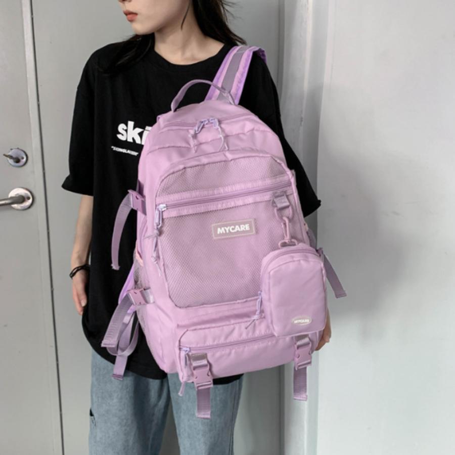 リュック | リュックサック 男女兼用 ポーチ付き通学