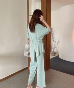 セットアップ | ニット冷感タッチレディース