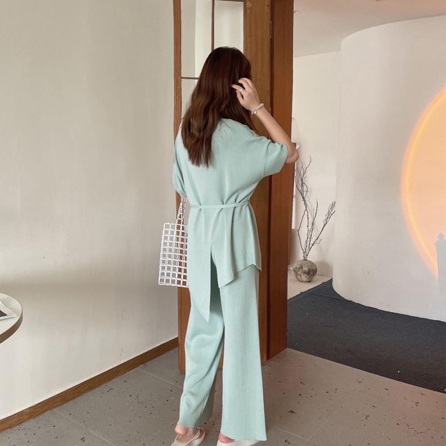 セットアップ | ニット冷感タッチレディース