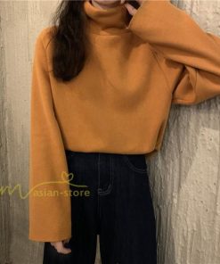 パーカー | トレーナー レディース 厚手 秋冬 コーデ 無地 ハイネック トルネック 長袖 着回し 裏起毛 暖かい 可愛い フリーサイズ ゆったり 7色 プルオーバー カジュアル