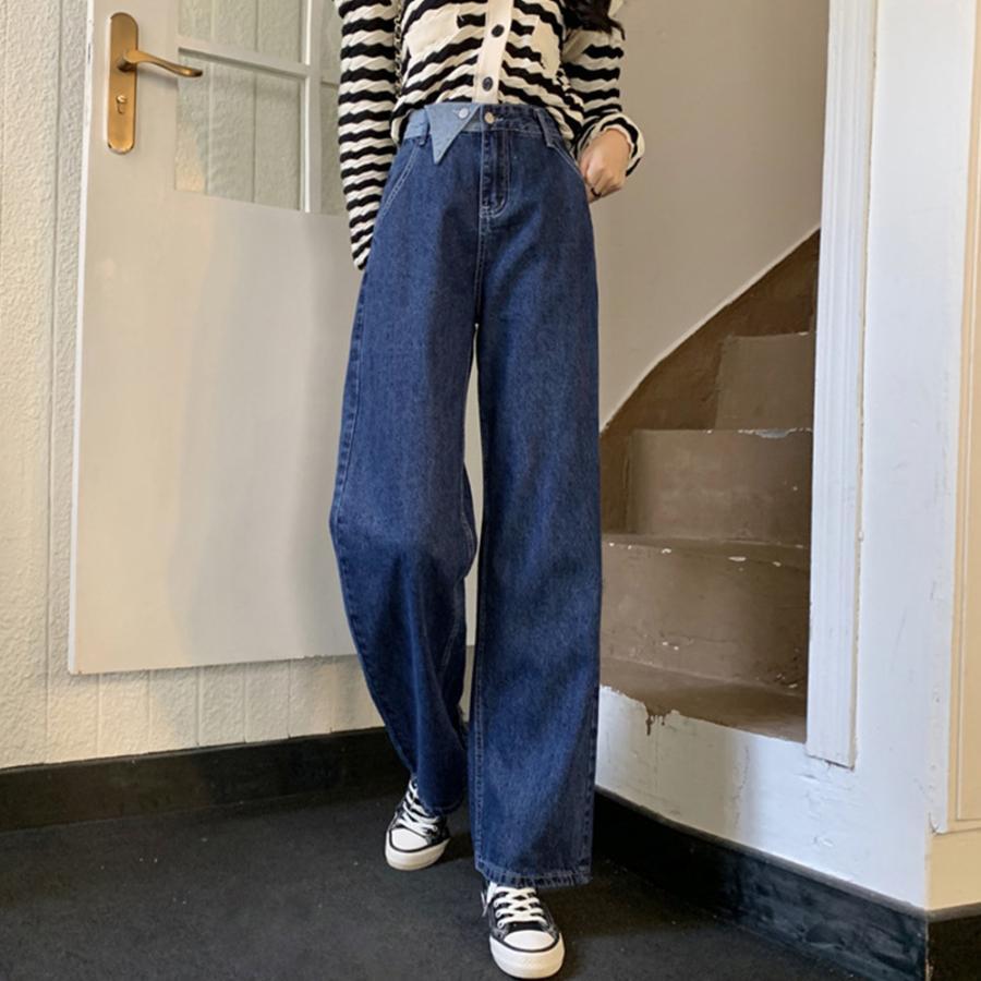 デニム | ワイドパンツ ハイウエスト 韓国