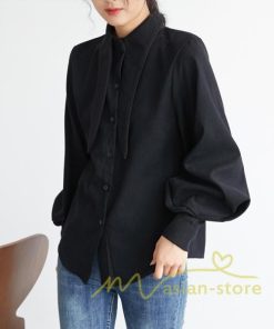 在庫ある | 短納期シフォンブラウスレディース パフスリーブシャツ ビジネスブラウストップス オフィスフォーマルシャツブラウス 薄手 春夏衣装 通学通勤 着痩せ OL 無地