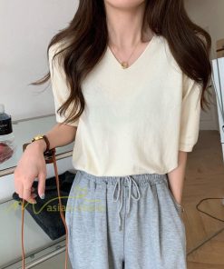 tシャツ・カットソー | Tシャツ レディース 半袖 トップス カジュアル Tシャツ 大きい ゆるTシャツ ゆるカットソー Vネック 20代30代40代50代 上品 上品 お出かけ 通勤通学 着回し