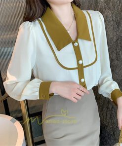 シャツ・ブラウス | ブラウス レディース 長袖 ブラウスシャツ ボウタイ フォーマル チュニック 大人 春 夏 春夏 フォーマル スーツ トップス 20代 ママ 母 30代 リボン付き OL