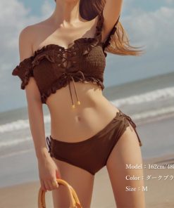 ビキニ | フリルオフショルダー韓国風