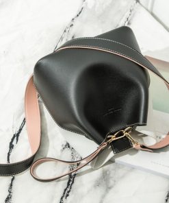 ショルダーバッグ | バケツバッグ レディース バイカラー