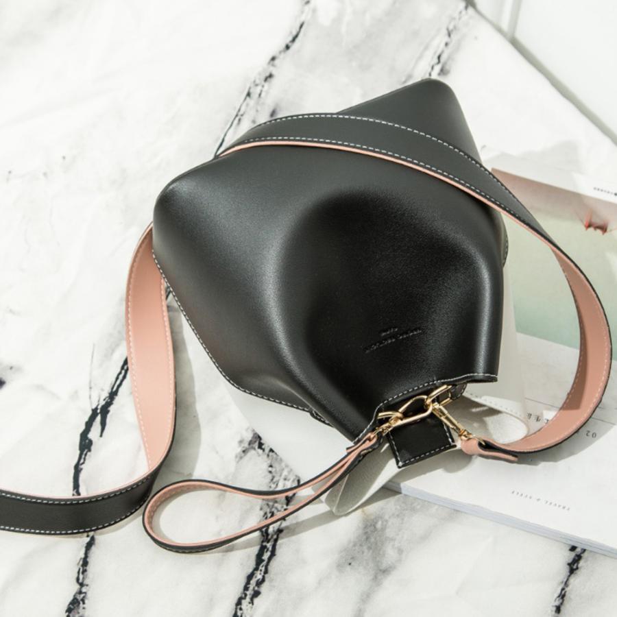 ショルダーバッグ | バケツバッグ レディース バイカラー