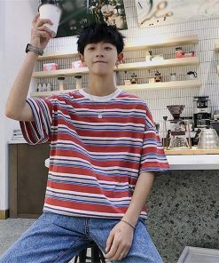 Tシャツ | Tシャツ メンズ 半袖 ボーダー カットソー カジュアル 大きいサイズ 夏新作 サマートップス プレゼント ギフト クルーネック ゆったり 上品