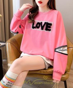 パーカー | トレーナー Tシャツ ロングT 切り替え スウェット トップス レディース 秋 冬 春 コーデ カジュアル お出かけ 丸ネック 可愛い ゆる 体型カバー