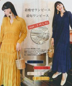 マキシ | リゾートワンピース レディース ロング丈 長袖 Aライン 旅行用 大人 可愛い お洒落 ふんわり フェミニン かわいい 春夏秋 SNS映え お出かけ きれいめ