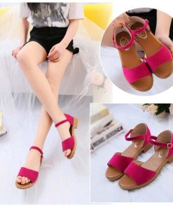 サンダル | 美脚レディース 歩きやすい ローヒール シューズ アンクルストラップ