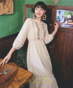 マキシ | 大人気ワンピース ミモレ丈 長袖 レディース 二次会 リゾート カジュアル お呼ばれ きれいめ Aラインワンピース かわいい パーティー 旅行 デート 淑女