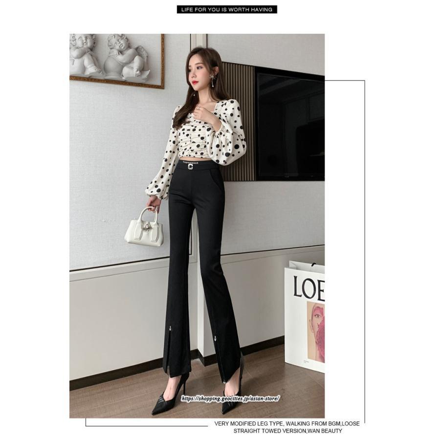 チノ・テーパード・ジョガー・スキニーパン | パンツ 秋 冬 レディース フレアパンツ ボトムス スリット スキニーパンツ 秋 冬 黒 無地 50代 40代 30代 大きいサイズ おしゃれ キレイめ 20代 送料無料 暖か