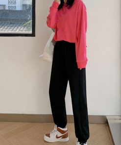 サルエルパンツ | ロングパンツ カジュアル 無地 ウエストゴム ヨガウェアパンツ レディース 韓国 スウエットパンツ