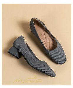 パンプス | ニット26.5cm 大きいサイズレディース 靴 9カラー リブニット 無地 柔らか 歩きやすい 履きやすい 走れる 痛くない スリッポン