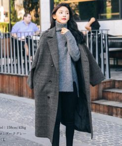 トレンチコート | チェスターコート グレンチェック 韓国