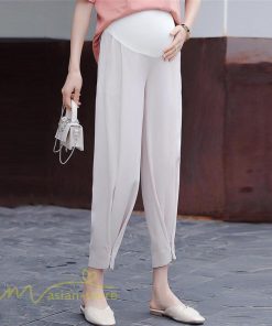 パンツ レギンス | パンツ マタニティ ワイドパンツ 着痩せ 無地 マタニティパンツ ウエスト調整 きれいめ 日常感 春 夏 新作 上品 カジュアル サマーパンツ マタニティウェア