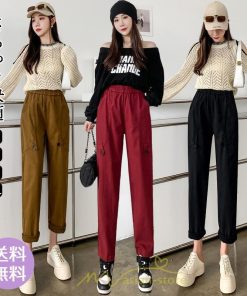 チノ・テーパード・ジョガー・スキニーパン | テーパードパンツ パンツ レディース ボトムス ストレッチ 美脚 コットン ハイウエスト 快適 楽チン 体型カバー 着痩せ 買い物 運動 部屋着 お出かけ スポーツ