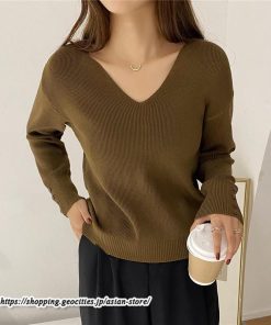 ニット・セーター | カットソー ニット レディース リブニット 長袖 秋冬 春 トップス スリム ストレッチ インナー 無地 長袖カットソー 長袖ニット 通学通勤 プルオーバー 着痩せ