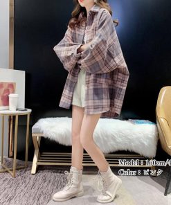 シャツ・ブラウス | チェック柄シャツ 起毛シャツブラウス韓国