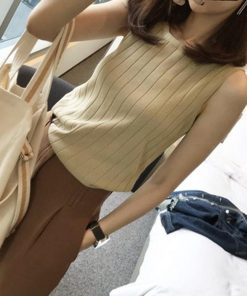 ニット・セーター | ニット サマーニット 春 無地 トップス リブニット タンクトップ レディース