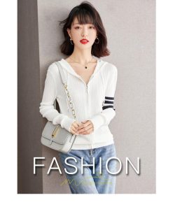 ニット・セーター | カーディガン レディース ニット 上品 カーデ ジャケット シンプル 長袖 秋 冬 秋冬 大人 レトロ風 着痩せ ウール 通勤 カジュアル フード付き 楽チン