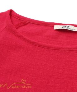 ｔシャツ・カットソー | ｔシャツ レディース カットソー ゆったり 7分袖 リネン混 40代 50代 カジュアル トップス 大きいサイズ 20代 春夏秋 可愛い 体型カバー 無地 30代 シンプル