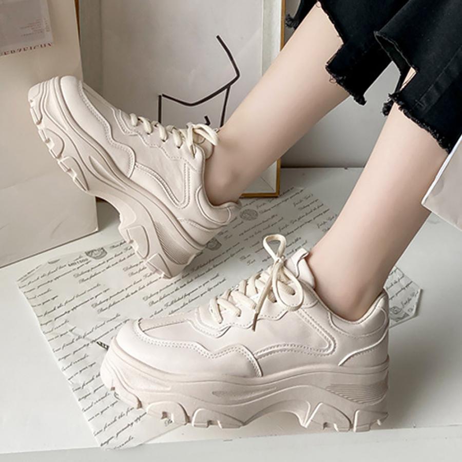 シューズ | 厚底スニーカー レディース ローカット