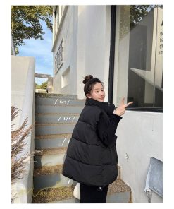 ベスト | ダウンレディース 無地 スタンドネック 中綿きれいめ シンプル 大きいサイズ ノースリーブ 韓国風 20代 50代 秋冬コーデ 40代 30代 大きいサイズ